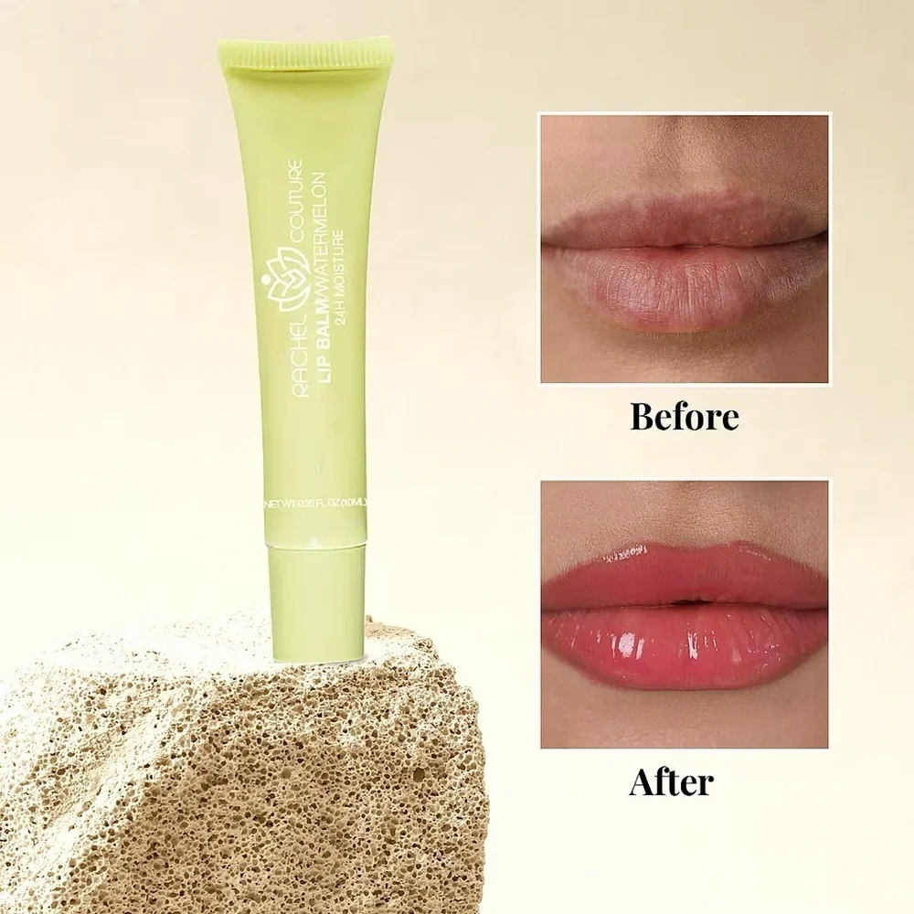 Rachel Couture Watermelon Lip Balm, 24 hour Moisture. NEW!